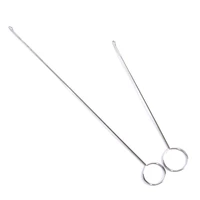 1pc2pcs stainless steel sewing loop turner hook for turning fabric tubes straps belts strips for handmade diy sewing tools