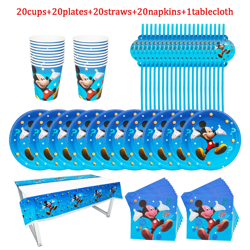 Дисней Микки Маус украшение для дня рождения мультяшный воздушный шар