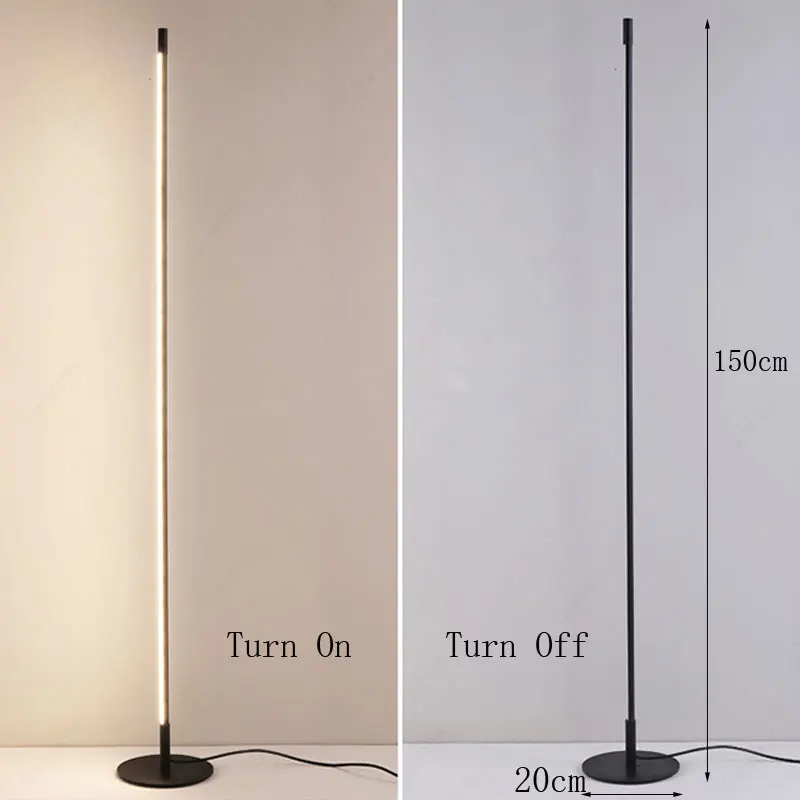 Минималистичная светодиодная Напольная Лампа в скандинавском стиле креативные