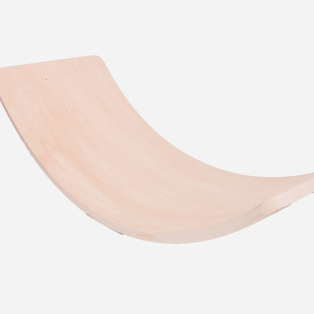 Деревянная доска воблер Детская балансировочная деревянная изогнутая для йоги