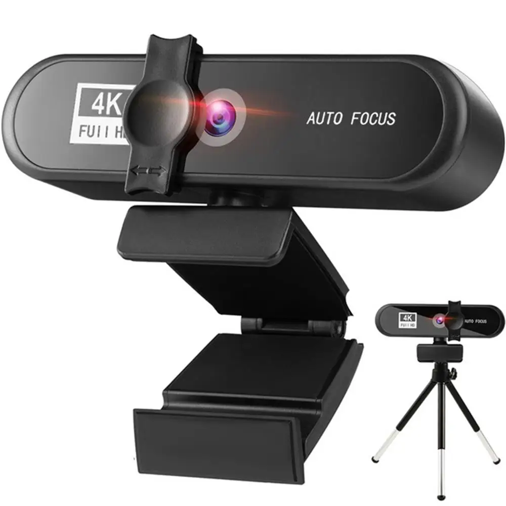

Webcam 1080P Full HD 2K 4K Computer Autofocus Web Cam 120 Degree Live Streaming Widescreen Webcam for Calling Conferencing