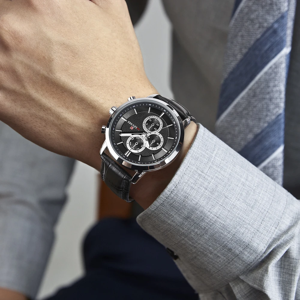 

MIZUMS Fashion Mens Watches Top Brand Luxury WristWatch Quartz Clock Watch Men Waterproof Sport Chronograph Relogio Masculino