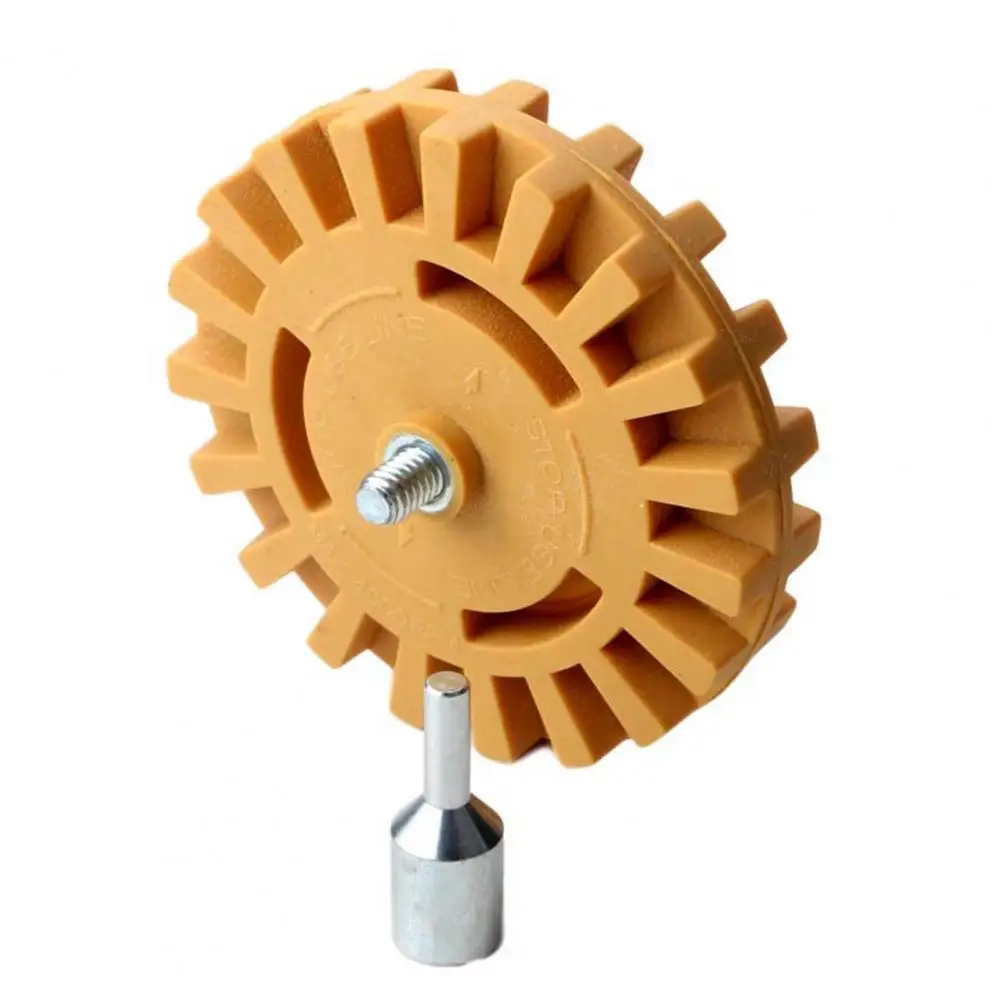 

Pneumatic Rubber-removing Disc Gel Removal Eraser Wheel Power Drill Arbor Adapter 4 Inch Rubber Pinstripe Remover