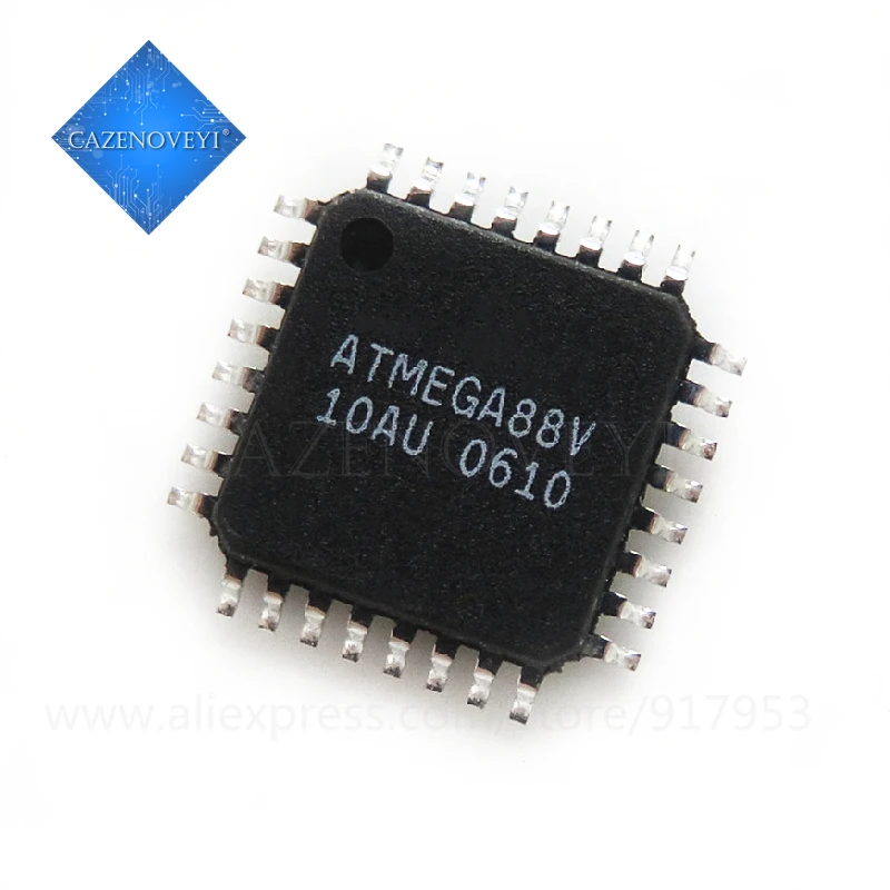 5 шт./лот ATMEGA88PA AU ATMEGA88 20AU ATMEGA88V 10AU QFP 32 в наличии|Интегральные схемы| |