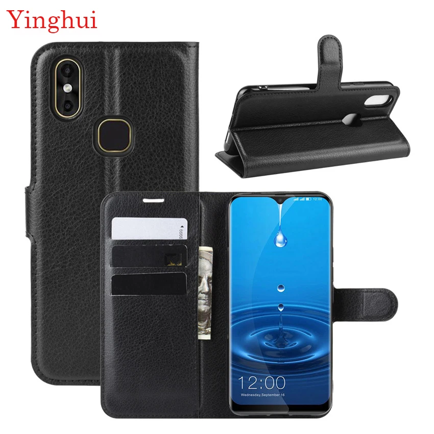 Кожаный чехол-кошелек для Leagoo M13 чехол высококачественный чехол-подставка |