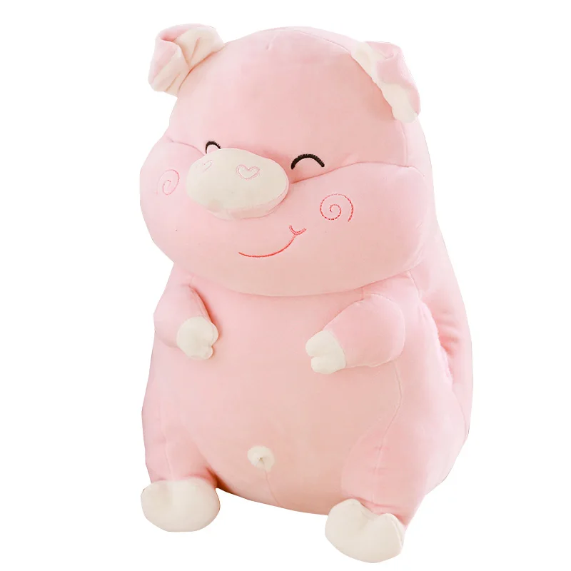 

Dorimytrader Cuddly Cute Soft Fat Pink Pig Plush Doll Big Stuffed Cartoon Piggy Toy Pillow for Girl Gift Decoration 24inch 60cm