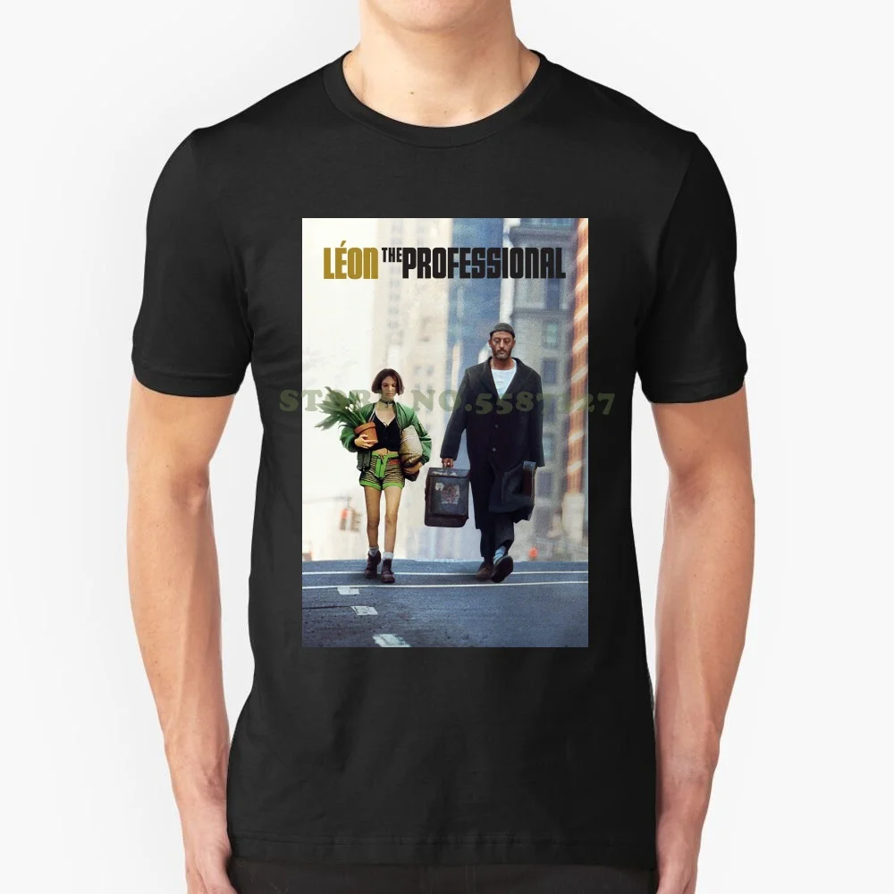 

Leon The Professional 1994 постер фильма белая футболка все размеры S 4xl V5 модные летние футболки