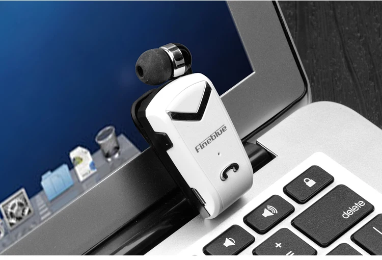 FINEBLUE F-V2 беспроводные наушники Bluetooth Handsfree наушники гарнитура звонки напоминают о цифрах носить пульт на прищепке для телефона с микрофоном