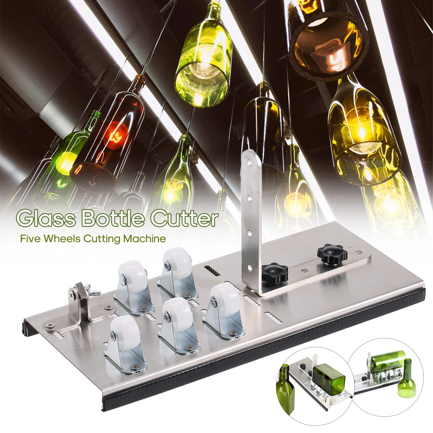 Резак для стеклянных бутылок нержавеющая сталь инструмент сделай сам резак вина