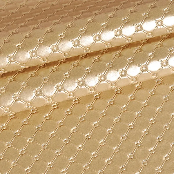 Champagne gold Meetee 50x137 см искусственная мягкая кожа ткань 8 мм Толстая искусственная кожа для шитья дивана сумка кровать украшение автомобиля кожаный материал - Цвет: Champagne gold