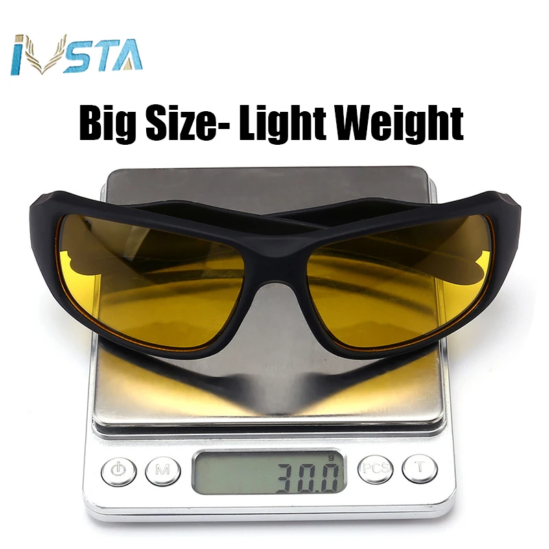 IVSTA солнцезащитные очки больших размеров d желтые ночного видения мужские в стиле