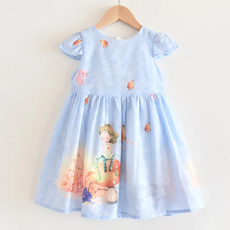 Любовь DD &amp мм 2021 платья для девочек Новая одежда милый костюм с рисунком героев