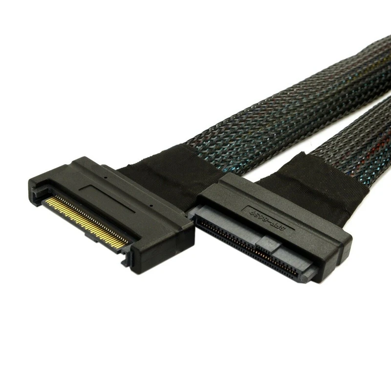 U2 SFF 8639 NVME PCIe кабель SSD папа мама удлинитель 50 см мини SAS 68Pin сервер питания для 750 U.2