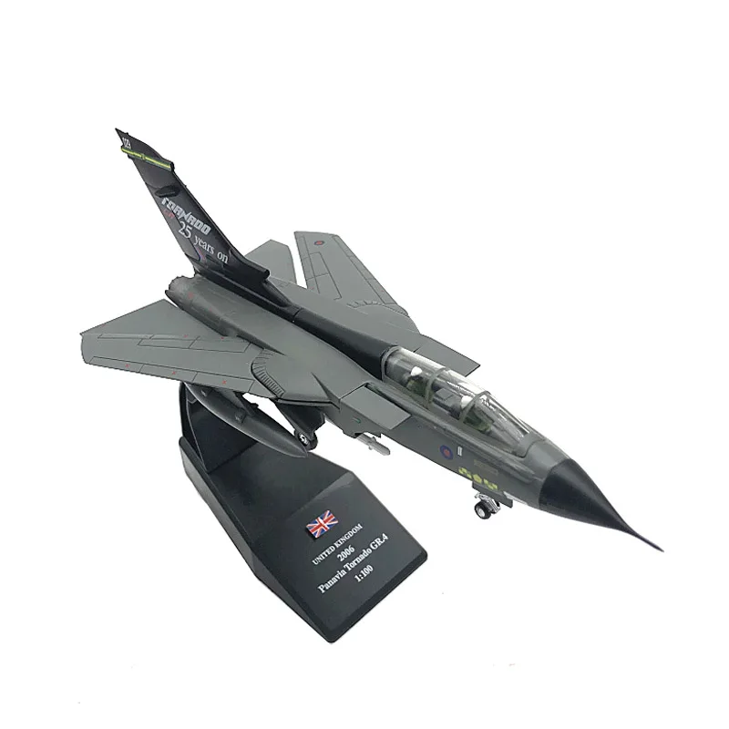 1/100 масштаб Британский Air Force GR4 Торнадо истребитель игрушечные модели самолетов