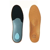 1 pair leather latex correction insole duck foot orthopedic arch support odor resistant insoles unisex multiple sizes optional