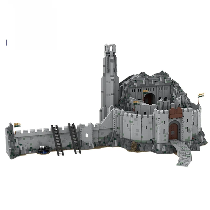 

Helm's Deep UCS Scale World Famous Medieval Castle Architecture Building Blocks MOC-41261 Bricks DIY Toys for Children Gifts
