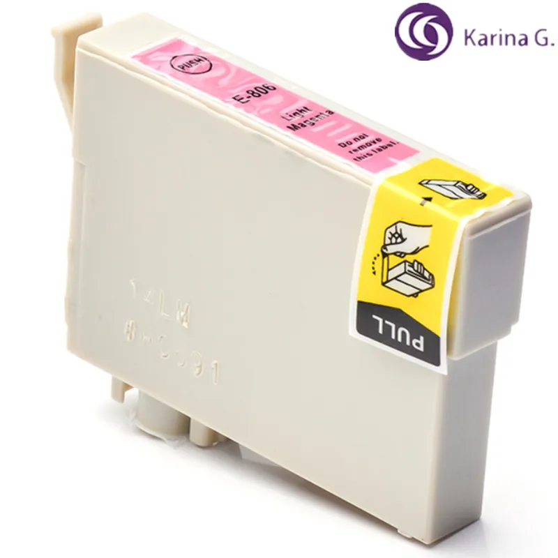 Совместимый чернильный картридж для T0801 T0806 подходит Epson
