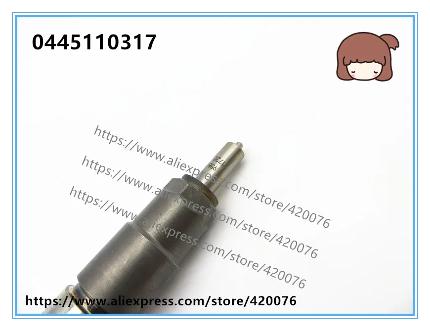 Подлинный и новый дизельный топливный инжектор 0445110317 DK4A 1112010|Регулирование