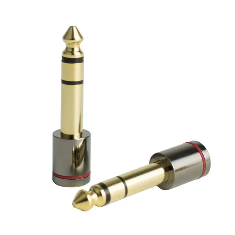 

2020 New 5PCS 6.5mm Male to 3.5mm Female Audio Adapter Gold Plated Hifi Amplifier Headphones Jack Converter Microphone Connector