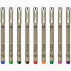 Цветные пигментные маркеры Sakura Micron, 1 шт., игольчатые маркеры для рисования манги, скетчей