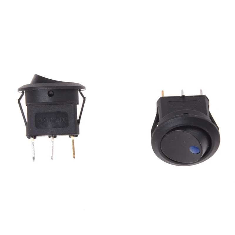 20 x светодиодный Кулисный Переключатель ВКЛ/ВЫКЛ DC 12 В 16 мм-синий | Обустройство