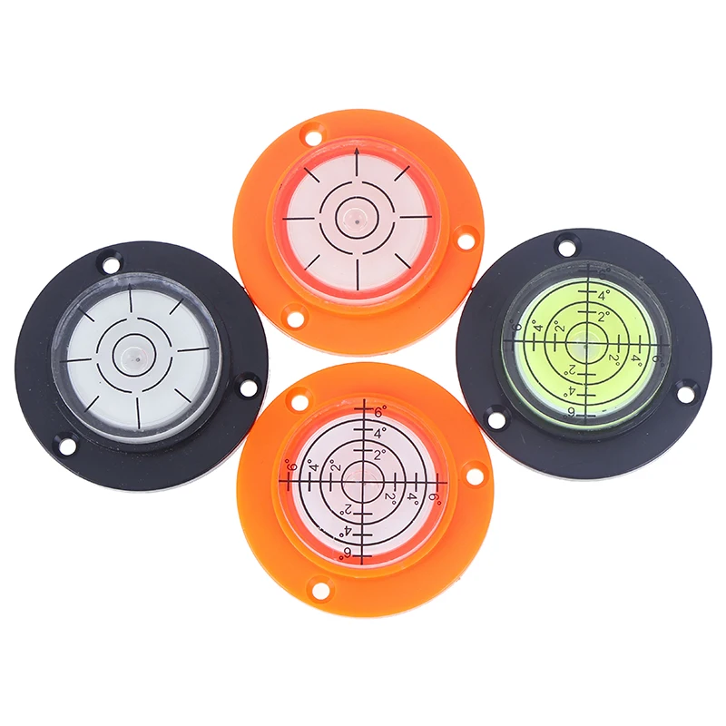 

50x12mm Diameter Disc Bubble Spirit Level Round Circle Circular Tripod Bullseye Level Bubble Accessories for Level Measuring Ins