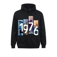 2021 new brand printing 1976 sportswear mens long sleeve shirt cotton mens sportswear fall mens clothes large size