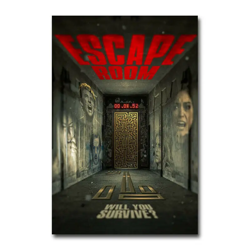Горячий фильм от Escape Шелковый плакат наклейка на стену украшение