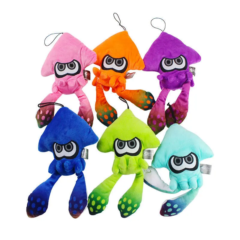 25 см Splatoon Inkling плюшевый кальмар Toy мягкие животные кукла подвеска|Персонажи