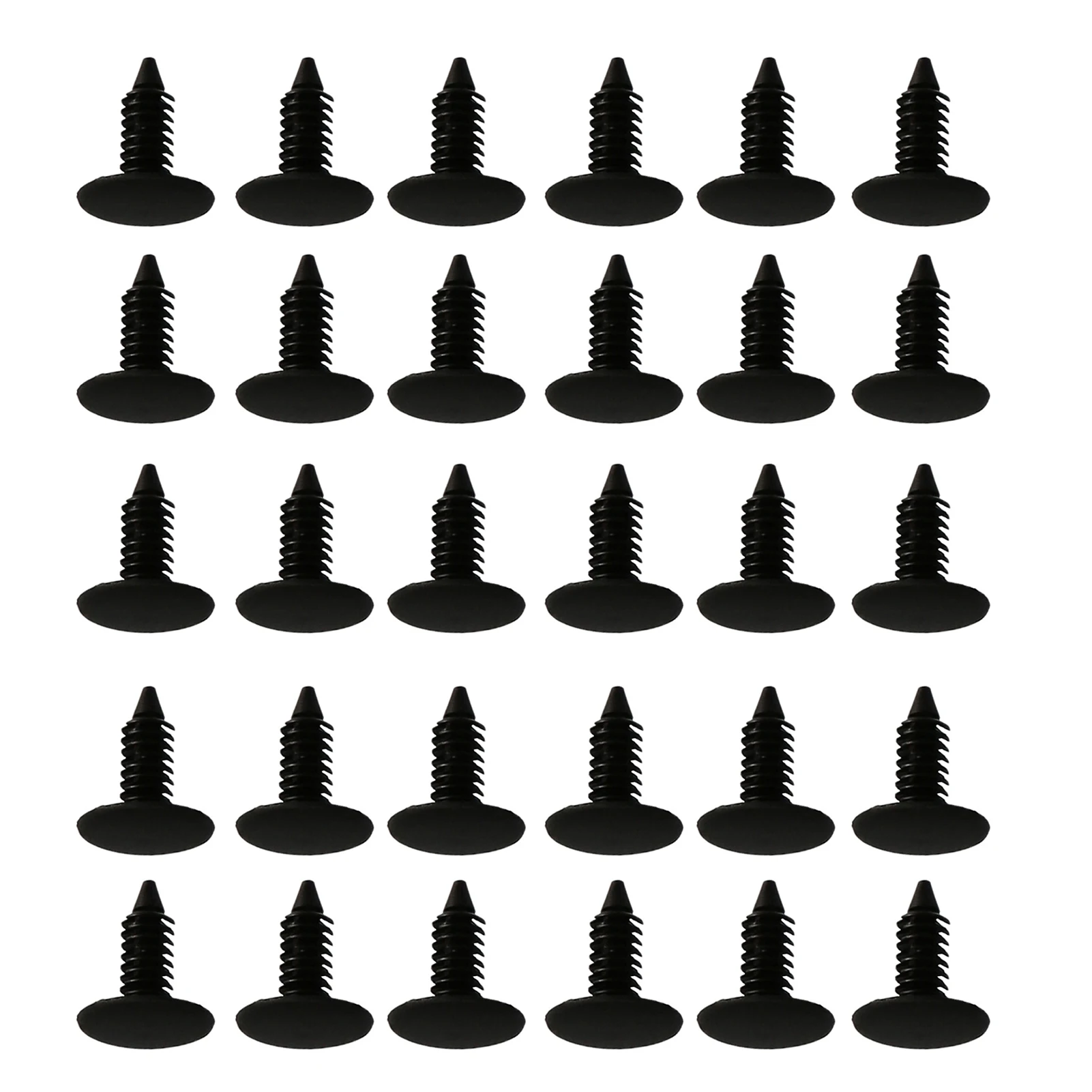 

Зажимы для внутренней двери, 30 шт., нейлоновые Заклепки Крепеж для бампера, зажимы 7 мм, замена отверстия для GM Ford Chrysler