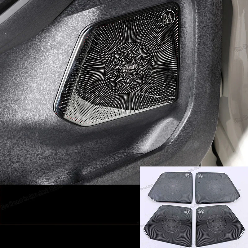 

Lsrtw2017 Stainless Steel Car audio Door Sound Speaker Panel for Ford Kuga Escape 2019 2020 2021 Accessories Auto Sticker