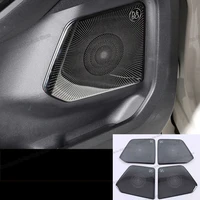 lsrtw2017 stainless steel car audio door sound speaker panel for ford kuga escape 2019 2020 2021 accessories auto sticker