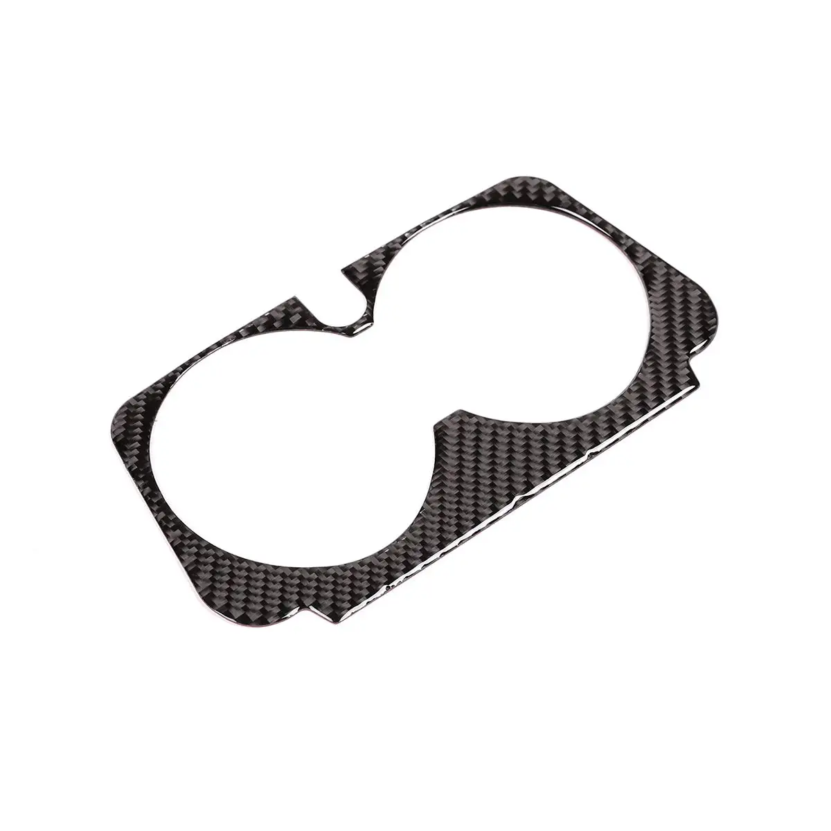 Мягкая карбоновая центральная консоль подстаканник рамка отделка для Mercedes Benz E C