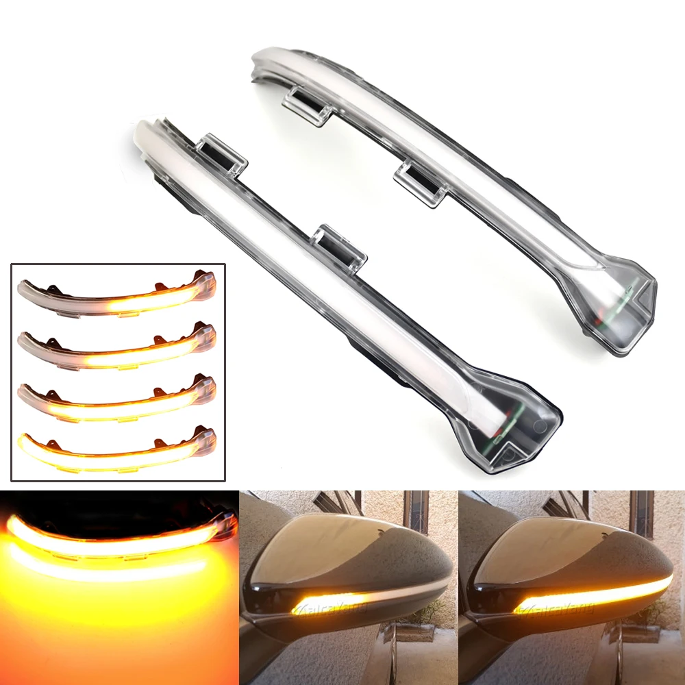 Dynamic Blinker Bright LED Turn Signal Crystal for VW Golf MK7 GTI 7 7.5 R Rline GTD Mirror Light clear 2013 2018 2019 2020 | Автомобили и