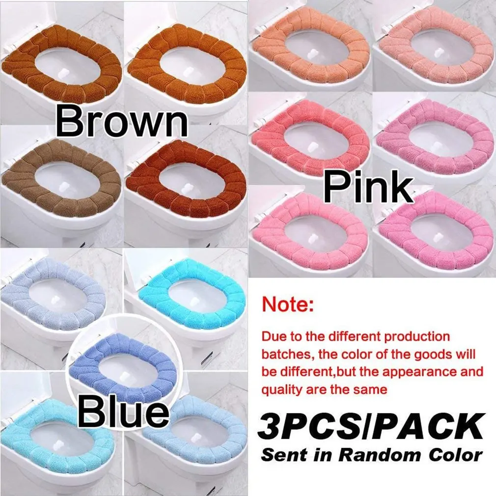 Nordic трикотажный подогреватель для унитаза крышка коврик уплотнительное кольцо