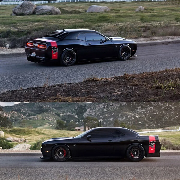 Стикер для автомобиля Dodge Challenger стикер кузова зарядное устройство с цветами