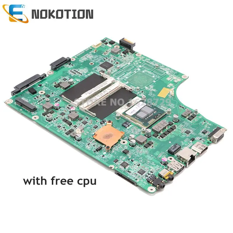Материнская плата NOKOTION для ноутбука ACER aspire 5820G 5820T 5820TZG MBPTG06001 DAZR7BMB8E0 31ZR7MB0000 HM55 DDR3