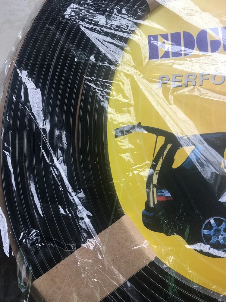 15 м &quotU&quot стиль 6 мм серебристо-черный хромированный край автомобильной двери