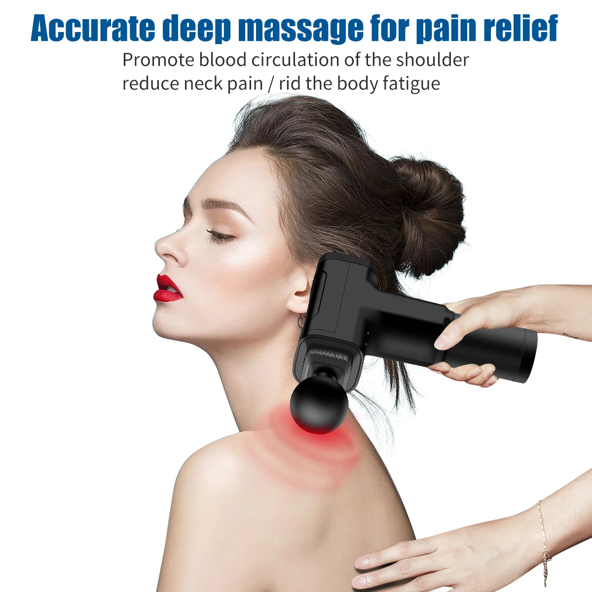 Пистолет для массажа мышц перезаряжаемый Массажер глубоких тканей