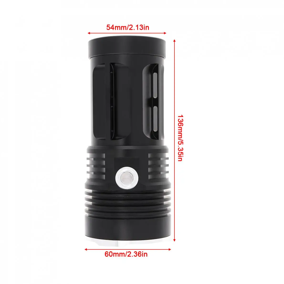 

LED Flashlight Waterproof 6x XM-L XML T6 LEDs 3 Modes 1800 Lumen Outdoor LED Flash Lamp Flashlight for Camping Hiking