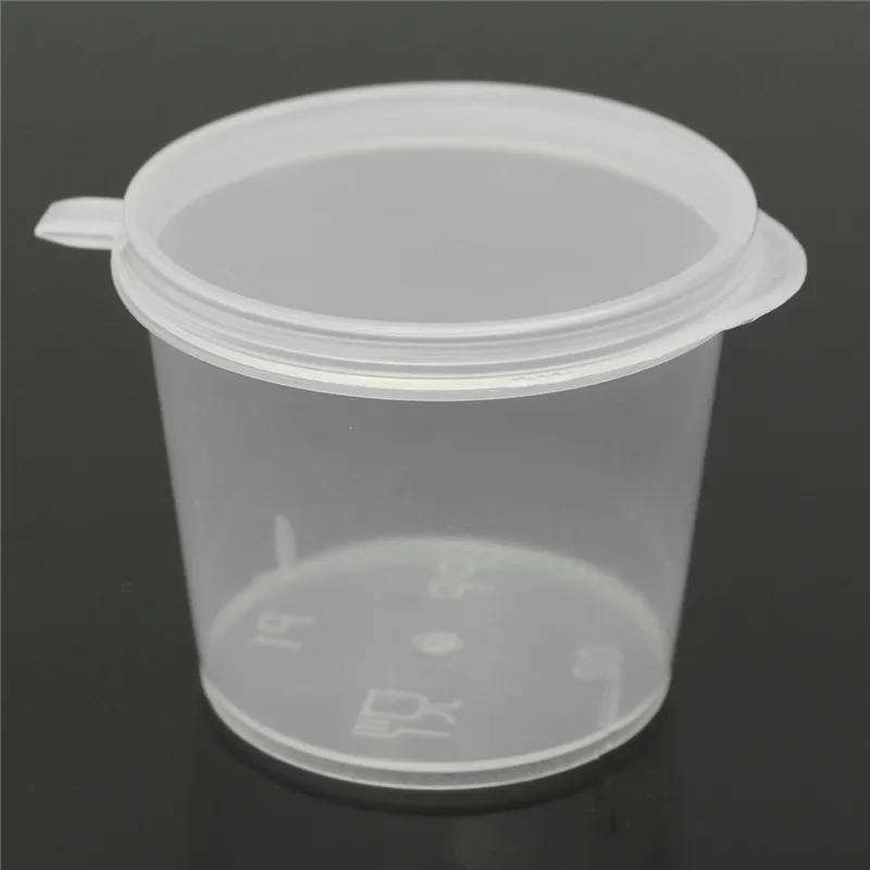 Одноразовые пластиковые контейнеры для соуса на вынос пищевая коробка с
