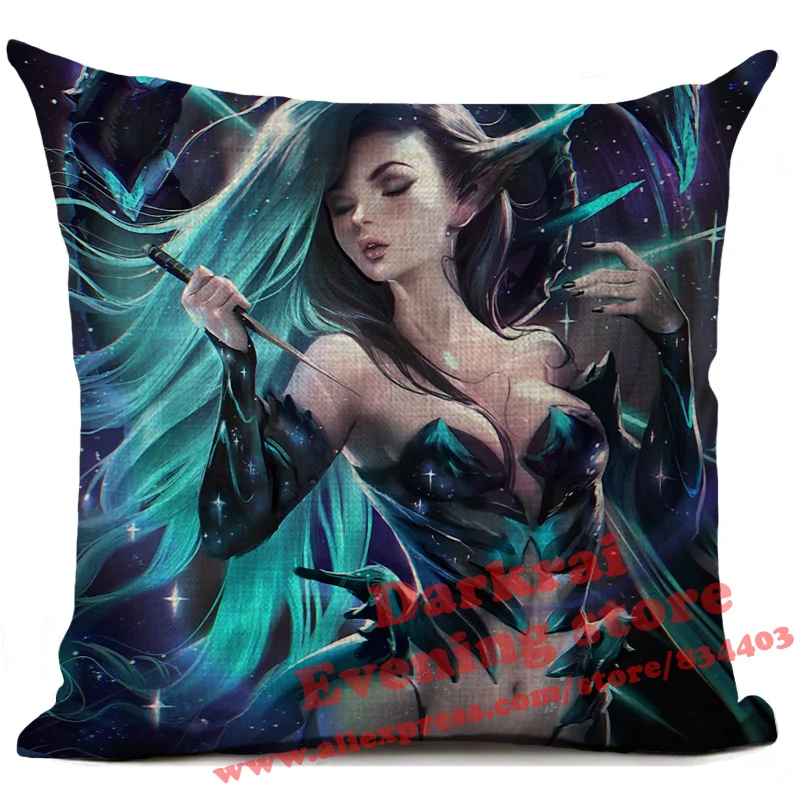 Чехол для подушки Cartton Fantasy Girls с принтом гостиной дивана квадратные декоративные