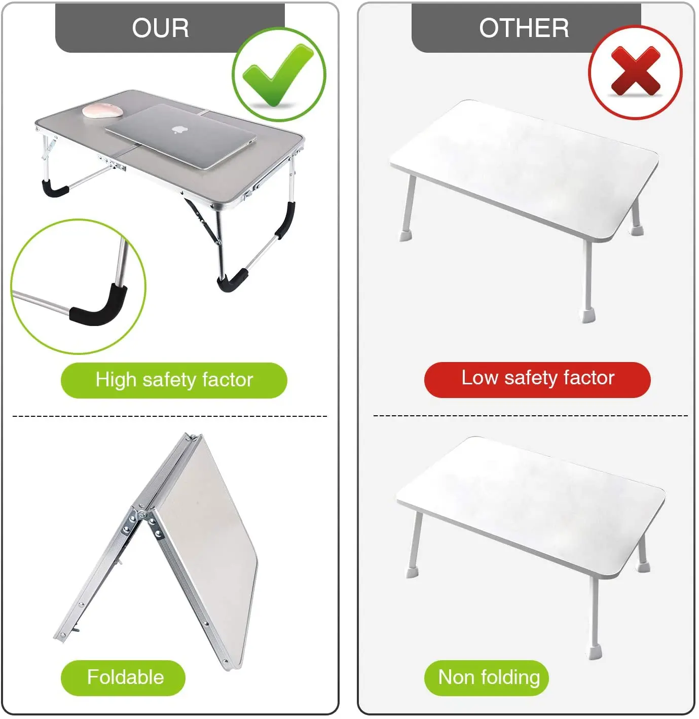 Стол для ноутбука складной ультралегкий студентов и общежитий подставка чтения |
