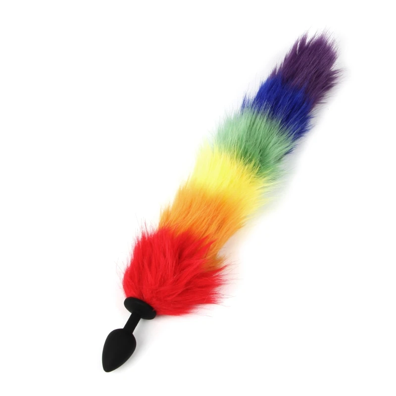 Анальная пробка анальная секс-игрушка с искусственным лисьим хвостом