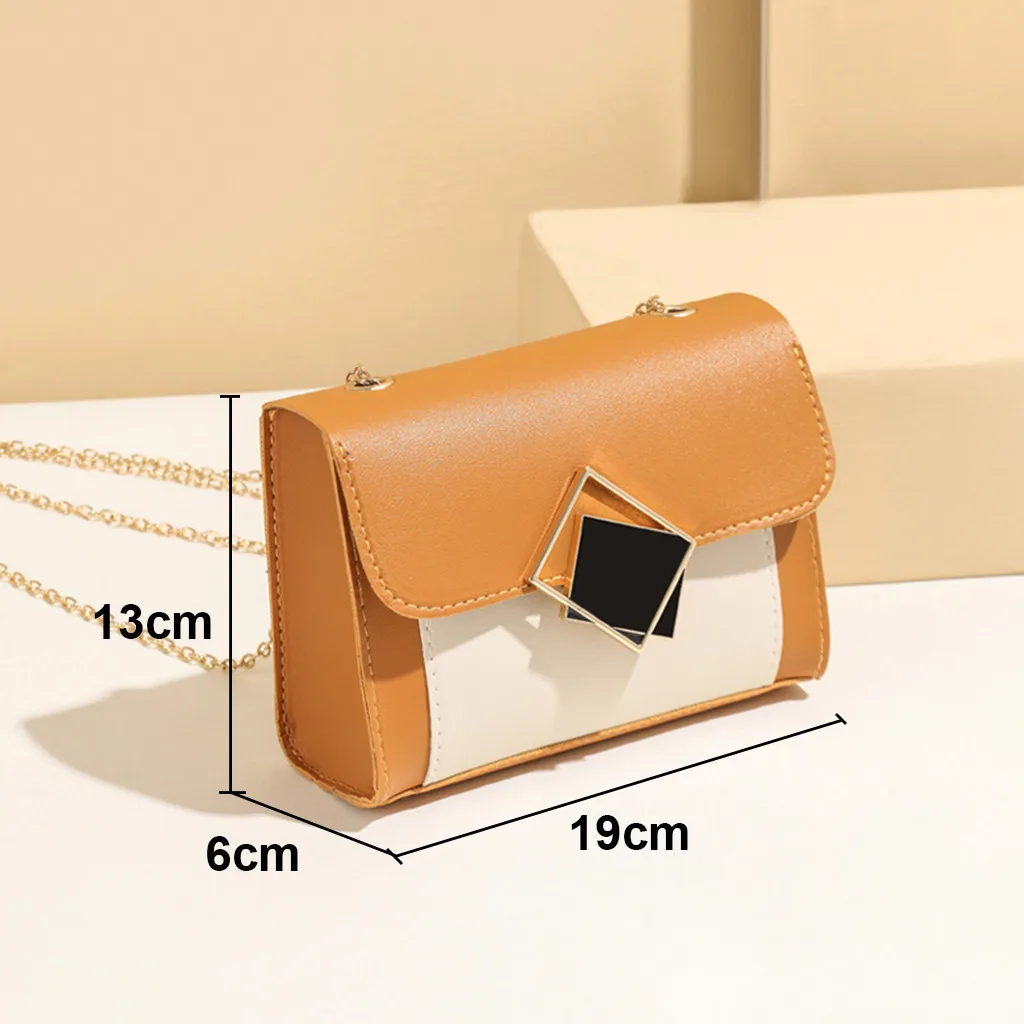 

Vintage pu Leather crossbody Bag Shoulder Handbags for Women Casual Retro Girl Messenger Bags multi Color Clamshell Knapsack#G30
