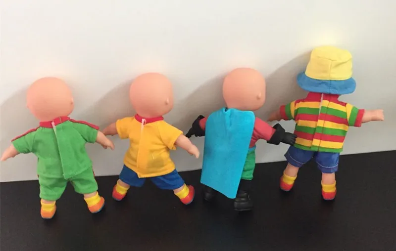 Мультяшная фигурка YJ США модель игрушек Caillou 16 см ПВХ фигуры игрушка для