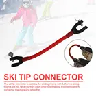 Коннектор для лыжных наконечников, компактный, Отличный эластичный коннектор, фиксатор, идеально подходит для начинающих, профессиональные необходимые инструменты для лыжTHY