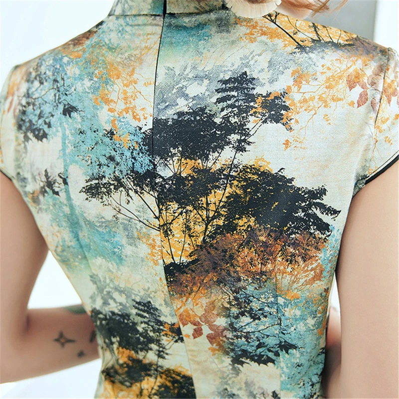 

Cheongsam 2020 new retro slim banquet elegant dress performance improved chinese traditional dress hot sale plus size Qipao