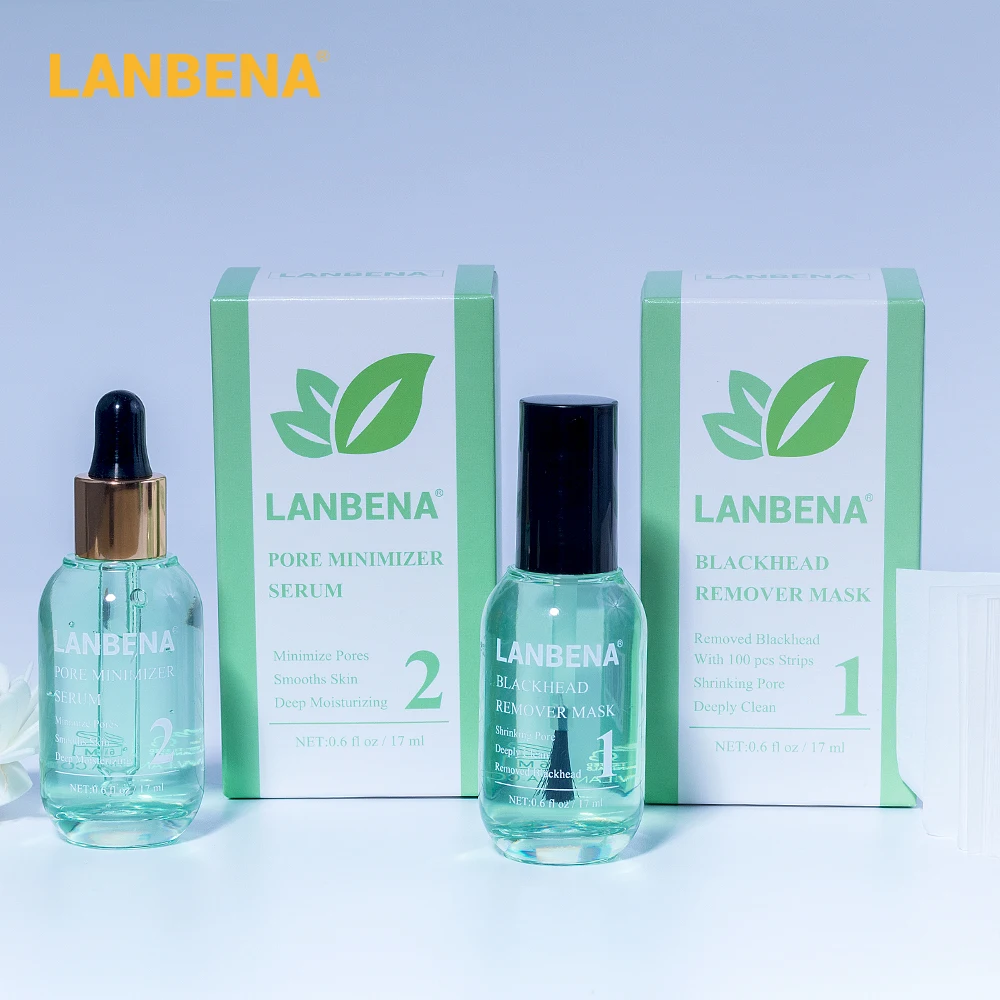 LANBENA маска для лица маски для лица сыворотка для лица уход за кожей лица маска для ухода за кожей черный маска уход за кожей лица Сыворотки Тканевая маска отбеливающая Сыворотки поры лечебная сыворотка Красота