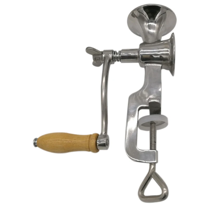 Классический кухонный инструмент из нержавеющей стали ручная мельница для семян